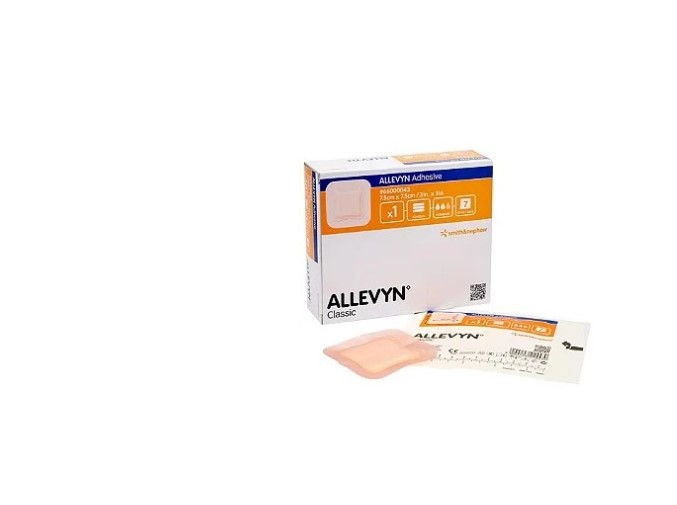 Allevyn adeziv 7,5 * 7,5 cm 1 buc